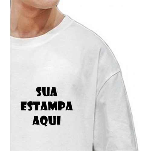 camiseta masculina estampa bolso 1 cor