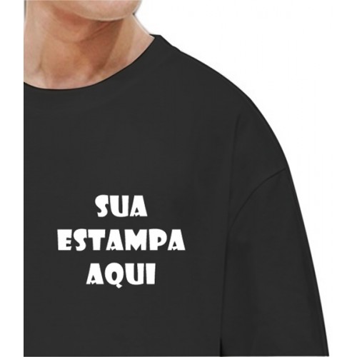 camiseta masculina estampa bolso 1 cor