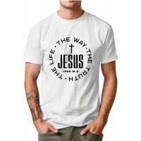 Camiseta  Personalizada  Jesus the way- the truth - the life