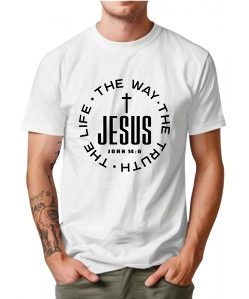 Camiseta  Personalizada  Jesus the way- the truth - the life