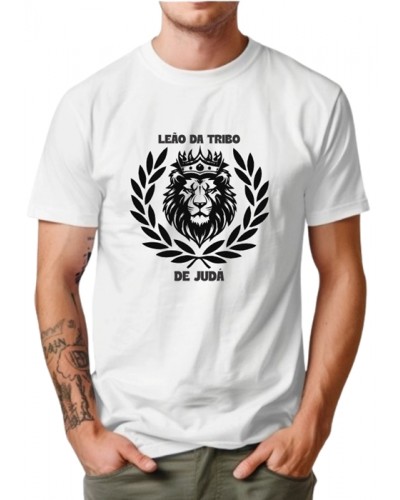 Camiseta  Personalizada  Leão da tribo de Judá