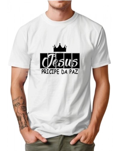 Camiseta  Personalizada  Principe da paz