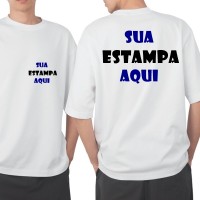 Camisetas Personalizada  (Estampa  Bolso 2 Cores)