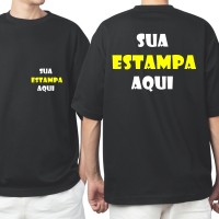 Camisetas Personalizada  (Estampa  Bolso 2  Cores)