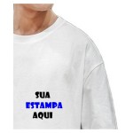 Camisetas Personalizada  (Estampa  Bolso 2 Cores)