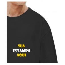 Camisetas Personalizada  (Estampa  Bolso 2  Cores)