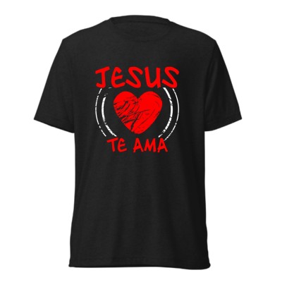 Camiseta masculina  JESUS TE AMA
