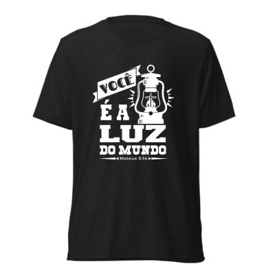 Camiseta masculina  LUZ DO MUNDO