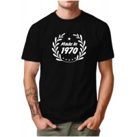 Camiseta  Personalizada  MADE IN 1970