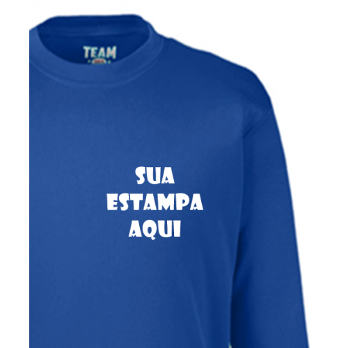 Blusa manga longa UV estampa bolso 1 cor