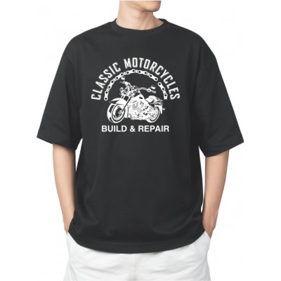 Camiiseta masculina classic moto