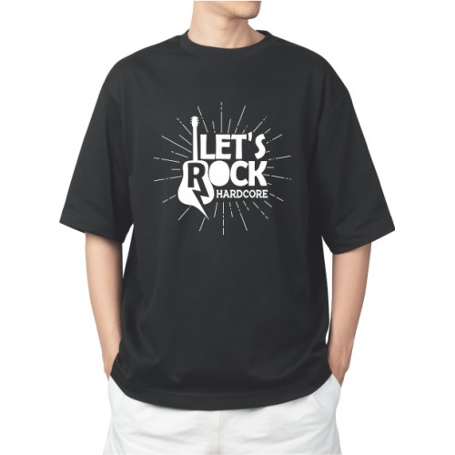 Camiseta masculina lets Rock