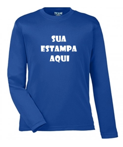 Blusa UV Personalizada – Estampa no Frente em 1 Cor