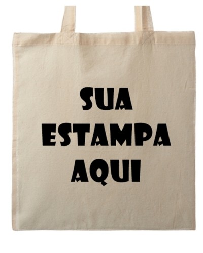 Blolsa ecobag Personalizada  (Estampa 1 Cor)