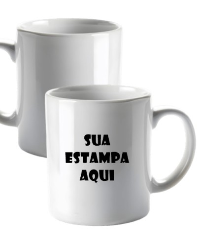 Caneca porcelena 325ml