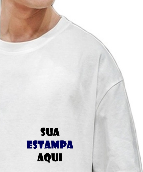 Camisetas Personalizada - Bolso (Estampa 2 Cores)